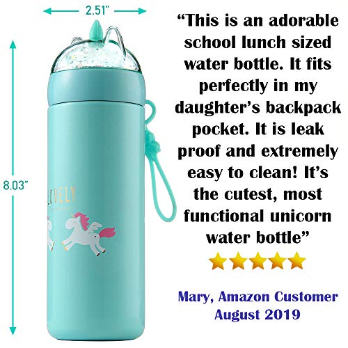 Kids Water Bottles for School12 Oz Stainless Steel Water Bottle with